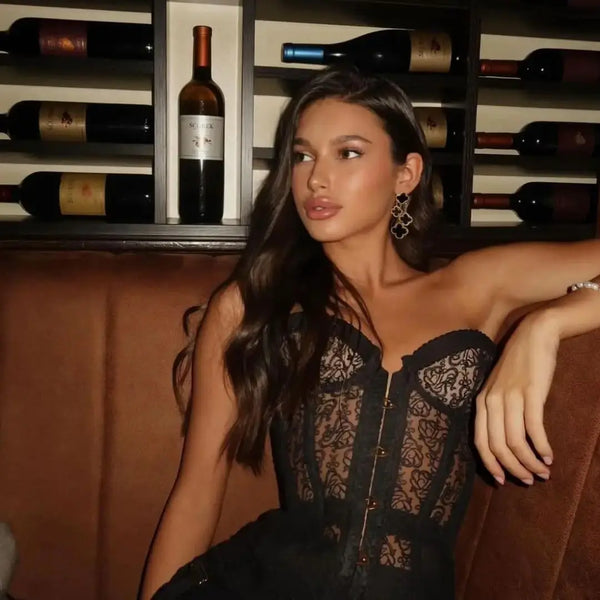 Streetfit Lace Corset Vest Top